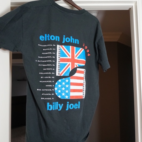 VTG - billy  joel & elton john tour tee - Picture 1 of 3